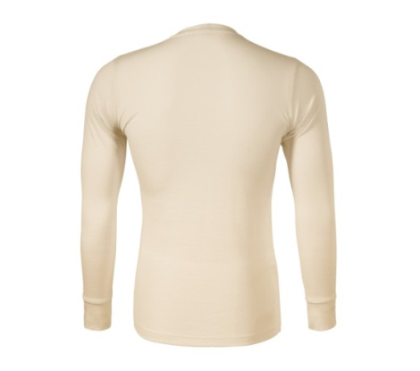 Tričko pánske MALFINI Premium® Merino Rise LS 159 mandľová veľ. XL