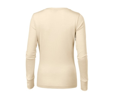 Tričko dámske MALFINI Premium® Merino Rise LS 160 mandľová veľ. 2XL