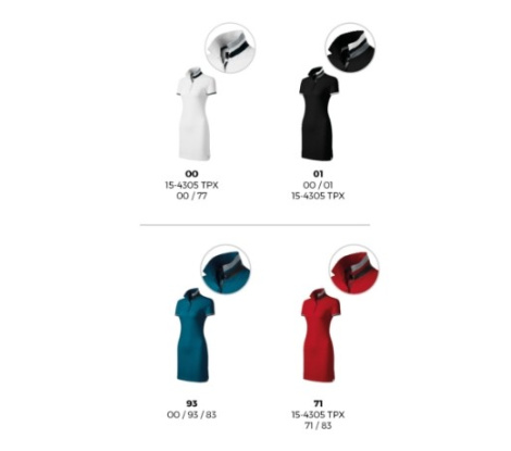 Šaty dámske MALFINI Premium® Dress up 271 petrol blue veľ. XS