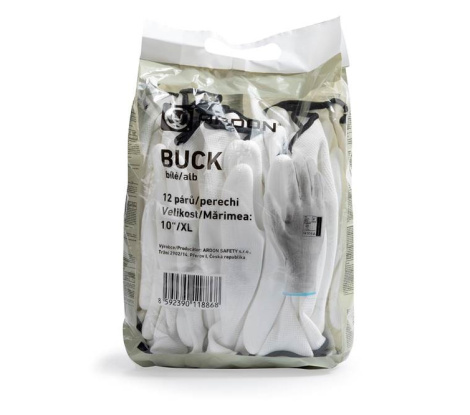 Máčané rukavice ARDONSAFETY/BUCK WHITE - maloobchodné balenie - 12 párov