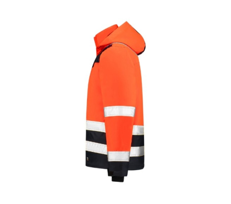 Pracovná bunda unisex TRICORP Midi Parka High Vis Bicolor T51 fluorescenčná oranžová veľ. XL