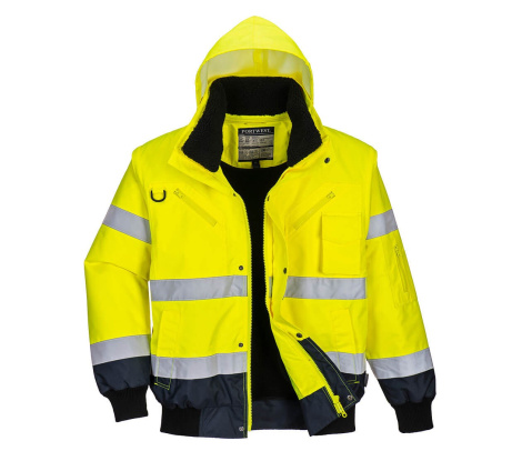 C465 - Hi-Vis 3v1 Contrast Bomber