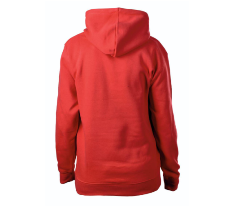 Dámska mikina Hoodie s kapucňou a klokankou červená S