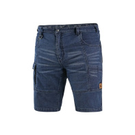 Kraťasy jeans CXS MURET, pánské, modro-černé, vel. 62