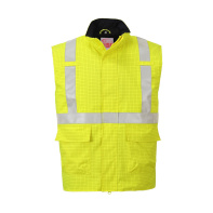 S776 - Nehorľavá antistatická vesta Bizflame Rain Hi-Vis