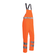 AMBERG nohavice na traky HV oranžová XL